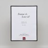 Effect kunststof lijst Art zwart 30,5x91,5 cm ontspiegeld glas