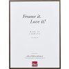 Effect aluminium fotolijst Quadro 23x70 cm brons antireflecterend glas