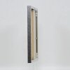 Effect aluminium fotolijst Quadro 28x35 cm zilver hoogglans ontspiegeld glas