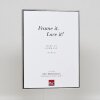 Effect aluminium fotolijst Quadro 30x30 cm zilver hoogglans ontspiegeld glas