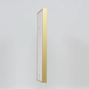 Effect aluminium fotolijst Quadro 35x50 cm goud ontspiegeld glas