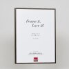 Effect aluminium fotolijst Quadro 40x50 cm brons antireflecterend glas