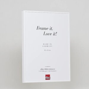 Effect aluminium fotolijst Quadro 42x59,4 cm wit antireflecterend glas MDF