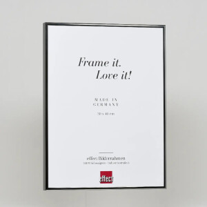 Effect aluminium fotolijst Quadro 45x80 cm antiek zilver met ontspiegeld glas