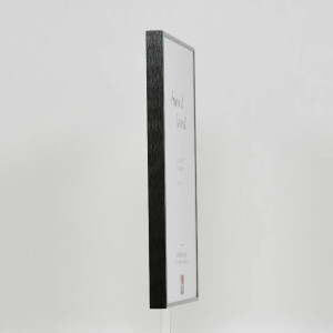Effect aluminium fotolijst Quadro 45x80 cm antiek zilver met ontspiegeld glas