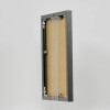 Effect aluminium fotolijst Quadro 45x80 cm antiek zilver met ontspiegeld glas
