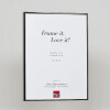 Effect aluminium fotolijst Quadro 45x80 cm antiek zilver met ontspiegeld glas