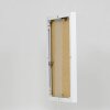 Effect aluminium fotolijst Quadro 50x60 cm wit ontspiegeld glas