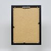 Effect aluminium fotolijst Quadro 50x65 cm zwart met ontspiegeld glas