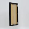 Effect aluminium fotolijst Quadro 50x65 cm zwart met ontspiegeld glas