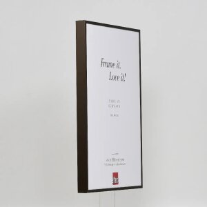 Effect aluminium fotolijst Quadro 50x70 cm brons antireflecterend glas