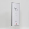 Effect aluminium fotolijst Quadro 50x70 cm zilver hoogglans ontspiegeld glas
