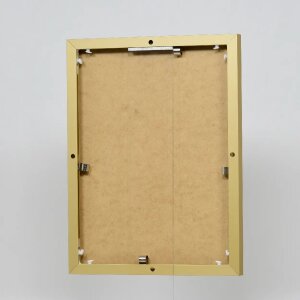Effect aluminium fotolijst Quadro 59,4x84,1 cm goud ontspiegeld glas