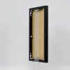 Effect aluminium fotolijst Quadro 59,4x84,1 cm zwart ontspiegeld glas
