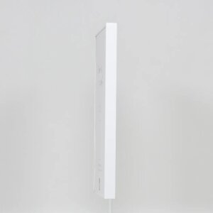 Effect aluminium fotolijst Quadro 62x93 cm wit antireflecterend glas MDF achterwand