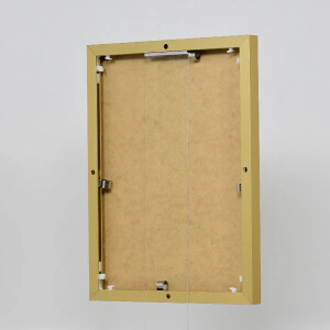 Effect aluminium fotolijst Quadro 61x91 5 cm goud ontspiegeld glas