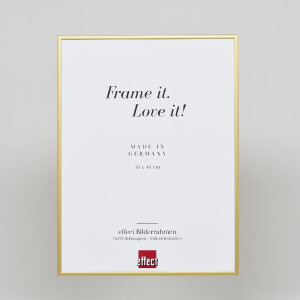 Effect aluminium fotolijst Quadro 61x91 5 cm goud ontspiegeld glas