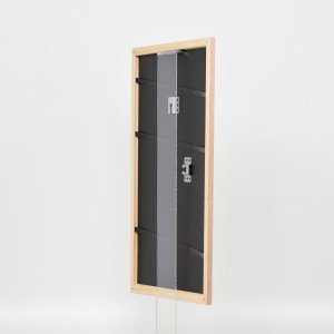 Effect houten lijst profiel 32 lichtbruin 18x24 cm anti-reflexglas