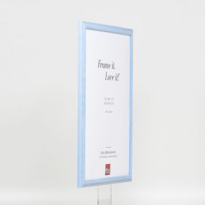 Effect houten lijst profiel 32 blauw 27x48 cm anti-reflexglas