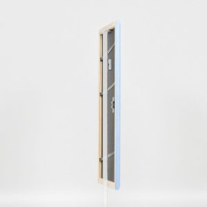 Effect houten lijst profiel 32 blauw 27x48 cm anti-reflexglas