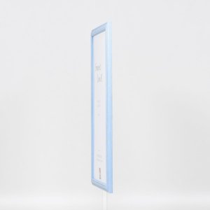 Effect houten lijst profiel 32 blauw 50x70 cm anti-reflexglas