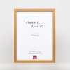 Effect houten lijst profiel 33 eik 25x50 cm ontspiegeld glas