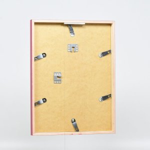 Effect houten lijst profiel 35 rood 25x70 cm anti-reflexglas