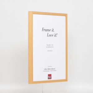 Effect houten lijst profiel 35 eiken 45x80 cm ontspiegeld glas