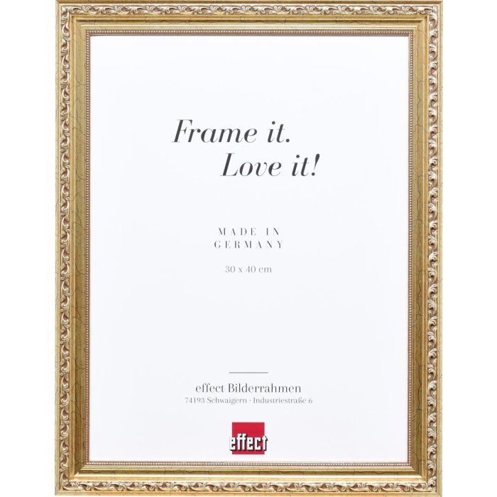 Effect houten barok lijst profiel 37 antiek zilver 35x50 cm ontspiegeld glas