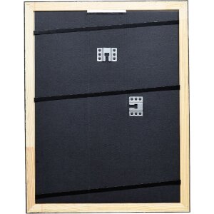 Effect Holz Fotolijst Profil 40 Zilver 25x50 cm met Antireflexglas