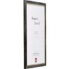 Effect Holz-Bilderrahmen Profil 40 Platin 25x80 cm Antireflexglas