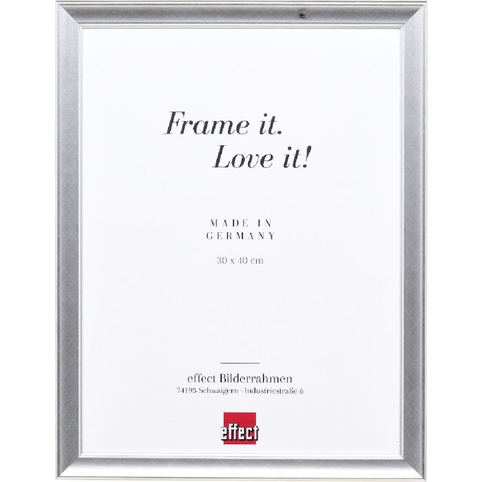 Effect Holz-fotolijst Profil 41 Zilver 24x30 cm Antireflexglas