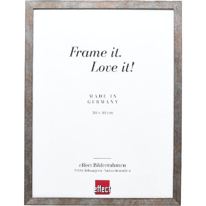 effect Fotolijst Houten Frame 42 Antraciet 24x30 cm