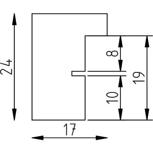 Effect Houten Fotolijst Profil 42 met Antireflexglas Zilver 62x93 cm