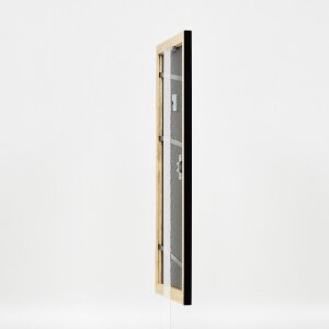 Effect Holz-fotolijst Profil 43 zwart hoogglans 13x18 cm
