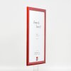Effect Houten Fotolijst Profil 43, Rood Hoogglans, 25x30 cm, Antireflexglas