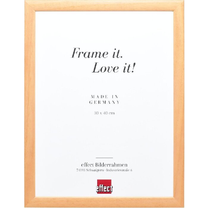 effect Houten fotolijst Profil 43 natuur 27x48 cm met antireflexglas