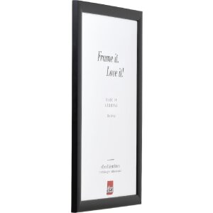 Effect Holz-Bilderrahmen Profil 43 zwart 45x60 cm Antireflexglas