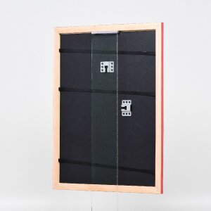 Effect Holz-Bilderrahmen Profil 43 lachs 60x80 cm met antireflexglas