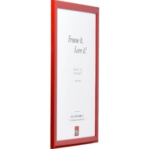 Effect Houten Fotolijst Profiel 43 Rood Hoogglans 70x100 cm