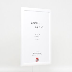 Effect Houten Fotolijst Profiel 43 wit hoogglans 61x91,5 cm