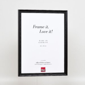 effect Houten fotolijst Profil 48 zwart 10x15 cm met antireflexglas