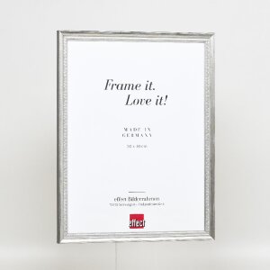 Effect Holzrahmen Profil 48 zilver 20x28 cm antireflexglas