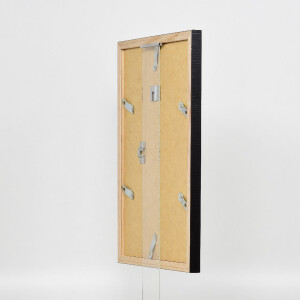 Effect Holzrahmen Profil 48 zwart 23x70 cm antireflexglas