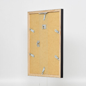 Effect Holzrahmen Profil 48 zwart 23x70 cm antireflexglas