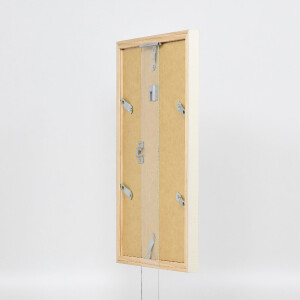 Effect Holzrahmen Profil 48 wit 23x70 cm met antireflexglas