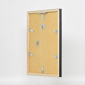 Effect Holzrahmen Profil 48 zilver 24x30 cm antireflexglas