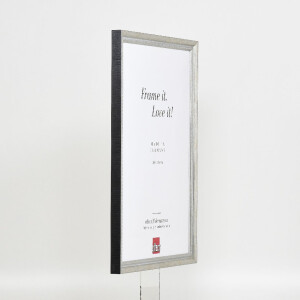 Effect Holzrahmen Profil 48 zilver 24x30 cm antireflexglas