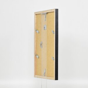 Effect massief houten fotolijst zilver 30x30 cm met antireflexglas