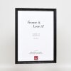 effect Houten fotolijst Profil 48 zwart 30x40 cm met antireflexglas